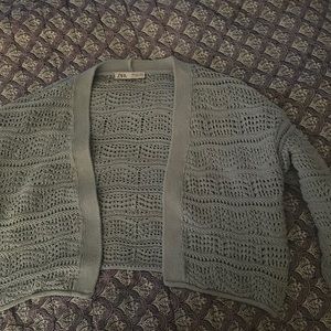 Zara blue cardigan
